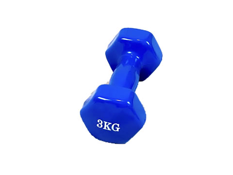 Vinyl Dipped Dumbbell 3kg